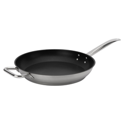 Browne® Elements® Stainless Steel Fry Pan, 12-1/2"  Dia - 5734062