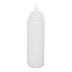 Browne® Squeeze Bottle, Clear, 8 oz - 1102