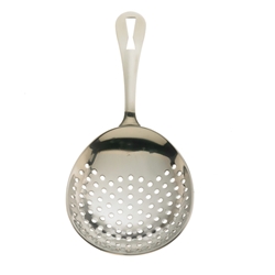 Mercer® Barfly® Julep Strainer w/ Hanging Hole, Stainless Steel, 6-1/2" - M37028