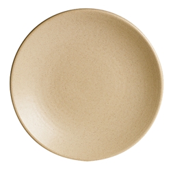 Steelite® Anfora™ Round Embossed Coupe Plate, Chena Sand, 6" DIA - A920P092