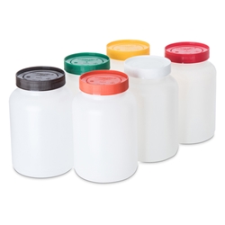 Carlise® Store 'N Pour® Half-Gallon Backup Container & Cap, Assorted Colours, 64 oz - PS702 ASSORTED