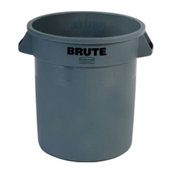 Rubbermaid® BRUTE Container, Gray, 10 gal - FG261000GRAY