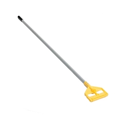 Rubbermaid® Invader® Aluminum Wet Mop Handle, Yellow, 60" - FGH126000000