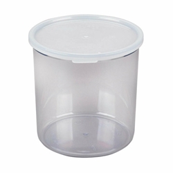 Cambro® Condiment Jar, Clear, 8 oz, 3-1/4" DIA X 4" H - CJ80CW135