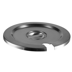 SignatureWares® Slotted Stainless Steel Round Insert Cover for 7 Qt - 180007C