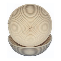 Matfer Bourgeat® Round Willow Banneton Proofing Basket, 10-1/4" DIA - 118506