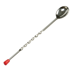 Magnum® Stainless Steel Bar Spoon w/ Red Knob, 11" - MAG7959