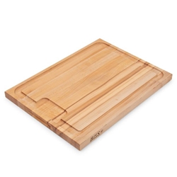John Boos® Reversible Maple Edge-Grain Professional Cutting Board, 24" W x 18" D x 1-1/2" - AUJUS