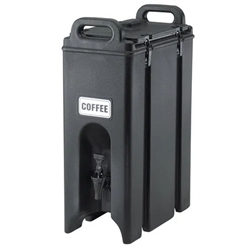 Cambro® Camtainer® Insulated Beverage Container, Black, 4.75 gal - 500LCD110