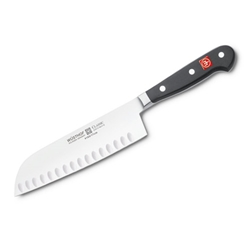 Wusthof® Classic Santoku Knife w/ Hollow Edge, 7" - 1040131317