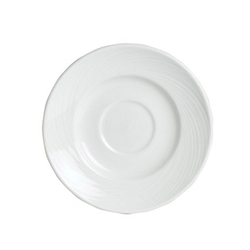 Steelite® Spyro Single Well Saucer, White, 6.5" (3DZ) - 9032C985