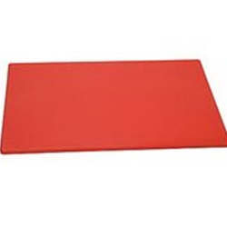 Browne® Medium Density Cutting Board, Red, 15" x 20" - 57361505