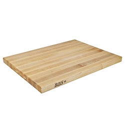 John Boos® Reversible Maple Edge-Grain Cutting Board, 24" W x 18" D x 1-1/2" - R02