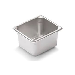 Browne® Stainless Steel Steam Table Pan, 1/6 Size, 6" Deep - 5781606