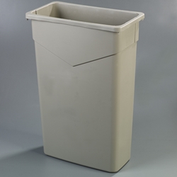 Carlisle® TrimLine Container, Beige, 23 gal - 34202306