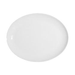 Continental® Polaris Plain White Coupe Oval Platter, 12" - 50CCPWD076