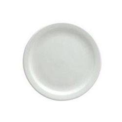 Oneida® Bright White Narrow Rim Plate, White, 9.5" (2DZ) - R4110000143