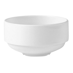 Steelite® Monaco Unhandled Soup Cup, White, 10 oz (3DZ) - 9001C312