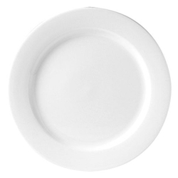 Steelite® Monaco Flat Rim Plate, White, 12" - 9001C300