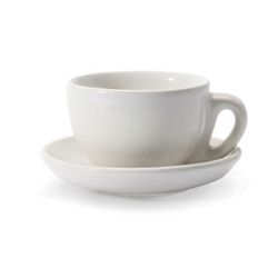Danesco® Espresso Cup & Saucer Set, White, 3 oz - 20WH