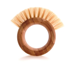Full Circle® THE RING Vegetable Brush, Bamboo - 3409106NA