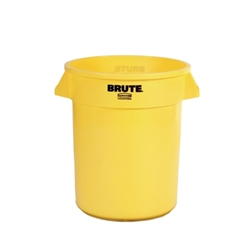 Rubbermaid® BRUTE Container 20 Gal, Yellow - FG262000YEL