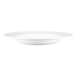 Browne® Palm Ceramic Pasta Bowl, White, 12", 20 oz - 563954