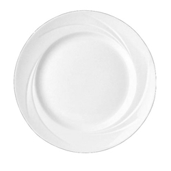 Steelite® Alvo Plate, White, 9" (2DZ) - 9300C503