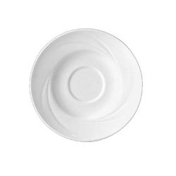 Steelite® Alvo Single Well Saucer, White, 6" (3DZ) - 9300C518
