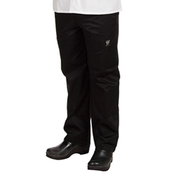 Chef Revival® Chef Pants, Black, Small - P020BK-S