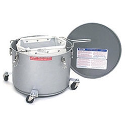Miroil® Filter Drain Pot w/ Casters, 60L - 60LC