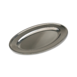 Browne® Stainless Steel Oval Platter, 19.5” x 13.5” - 574185