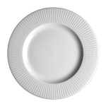 Steelite® Willow Medium Rim Plate, White, 8" (2DZ) - 9117C1184