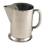 Browne® Stainless Steel Water Pitcher w/ Guard, 64 oz - 515080