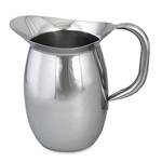 Browne® Stainless Steel Bell Shaped Pitcher w/ Guard, 100 oz - 8203G