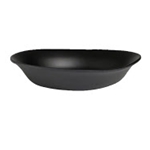 Delfin® Marisol Small Salad Bowl, Black, 7" x 1 1/2" - 7000DD024