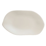 Delfin® Marisol Sandshell Oval Platter, White, 12" x 7 1/8" - 7002DD020