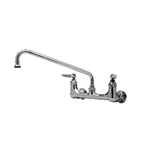 T&S® 8" Double Pantry Faucet w/ 12" Swing Nozzle - B-0231-EE