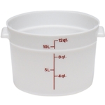 Cambro® Round Container, Poly White, 12 qt - RFS12148