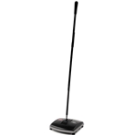 Rubbermaid® Executive Single-Action Basic Mechanical Sweeper, Black - FG421288BLA