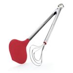 Cuisipro® Fish Tongs, Silicone, Red, 14.5" - 74717405