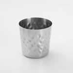 American Metalcraft® Stainless Steel Fry Cups w/ Hammered Finish, 14 oz - FFHM37
