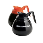 Wells Bloomfield® Glass Coffee Decanter w/ Orange Handle - DCF8901O24