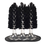 Browne® Triple Head Nylon Glass Brush, Black, 8-1/2" - 616113