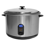 Chefmate® Stainless Steel by Globe Rice Cooker/Warmer, 25 Cup - RC1(BP)