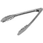 Browne® Stainless Steel Utility Tongs w/ Stain Finish, 7" - 57536