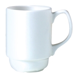 Steelite® Monaco Vogue Stacking Beaker, White, 9 oz (2DZ) (3DZ) - 9001C399