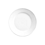 World Tableware® Porcelana™ Rolled-Edge Wide Rim Plate, White, 5.5" (3DZ) - 840-405R-22