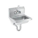 Vollrath® Sink w/ Strainer, Gooseneck Faucet and P-Trap, 17" x 15" - K1410-CP