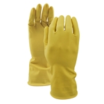 Watson Gloves® 360° Total Coverage™ 16Mil Latex Gloves, Yellow, Small - 3333-S